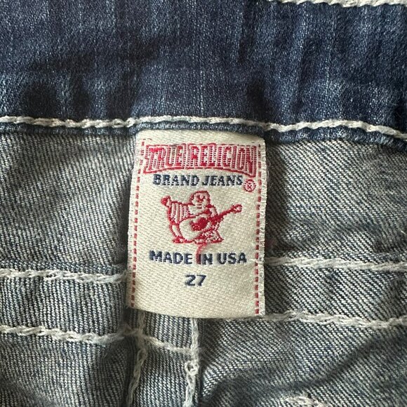 True Religion Womens Skinny Jeans Size 27 Blue Denim - Picture 5 of 8